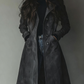 Κομψό, casual και ρετρό σουέτ trench coat