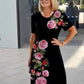 Μίντι φορέματα με φλοράλ print σε plus size